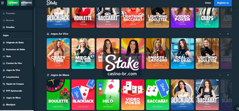 Bônus e promoções do cassino Stake